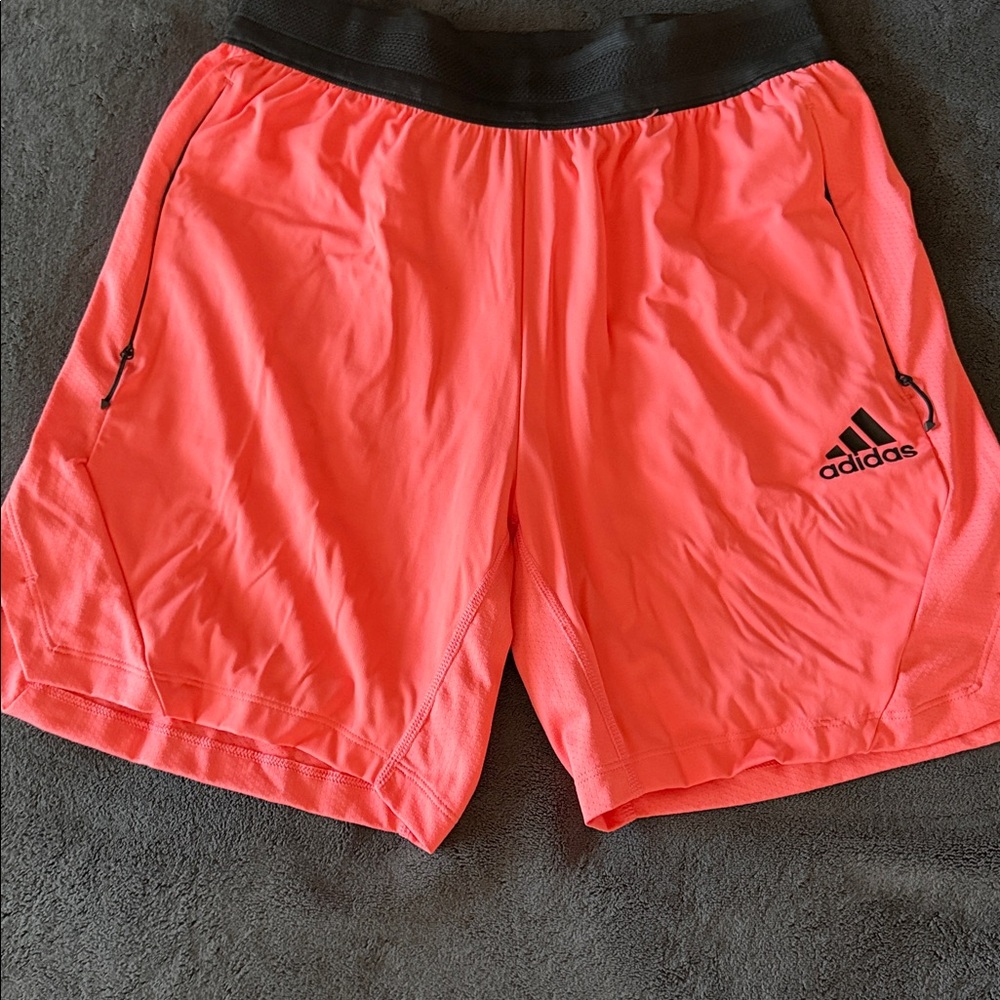 Adidas Bright Coral Sports Shorts